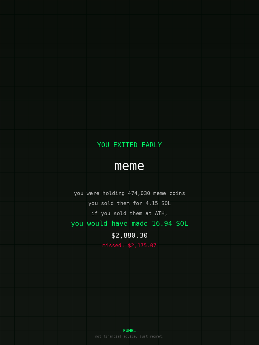 Quetlin24's tweet image. just checked fumbledbags.com bro actually coulda had a fat bag on $meme 

JCsNpjgEhvHYMvRFDpDKCBbUvHBjtHMynkFi3KAUpump
#exodus 
#doc