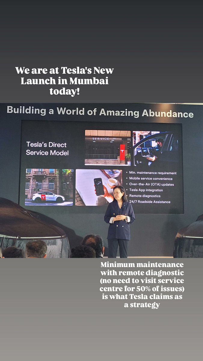 PuneetJaveri's tweet image. Could India become what China was for #tesla back in 2019? That's the key question as #teslaindia provided an 8 month update post entering India in Aug 2025 with the launch of Model Y L. 
Service and OTA updates continues as a strategy, similar to what we've seen globally
1/2