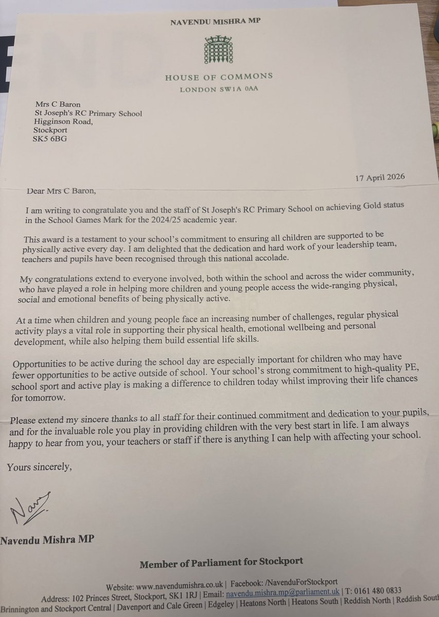 St Joseph's Reddish tweet media