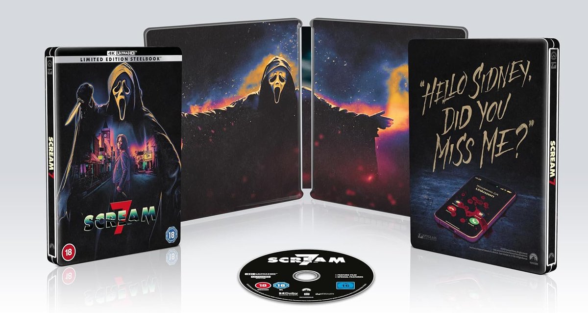 新品 即決 スクリーム6 スチールブック 4K ULTRA HD + Blu-ray 日本語