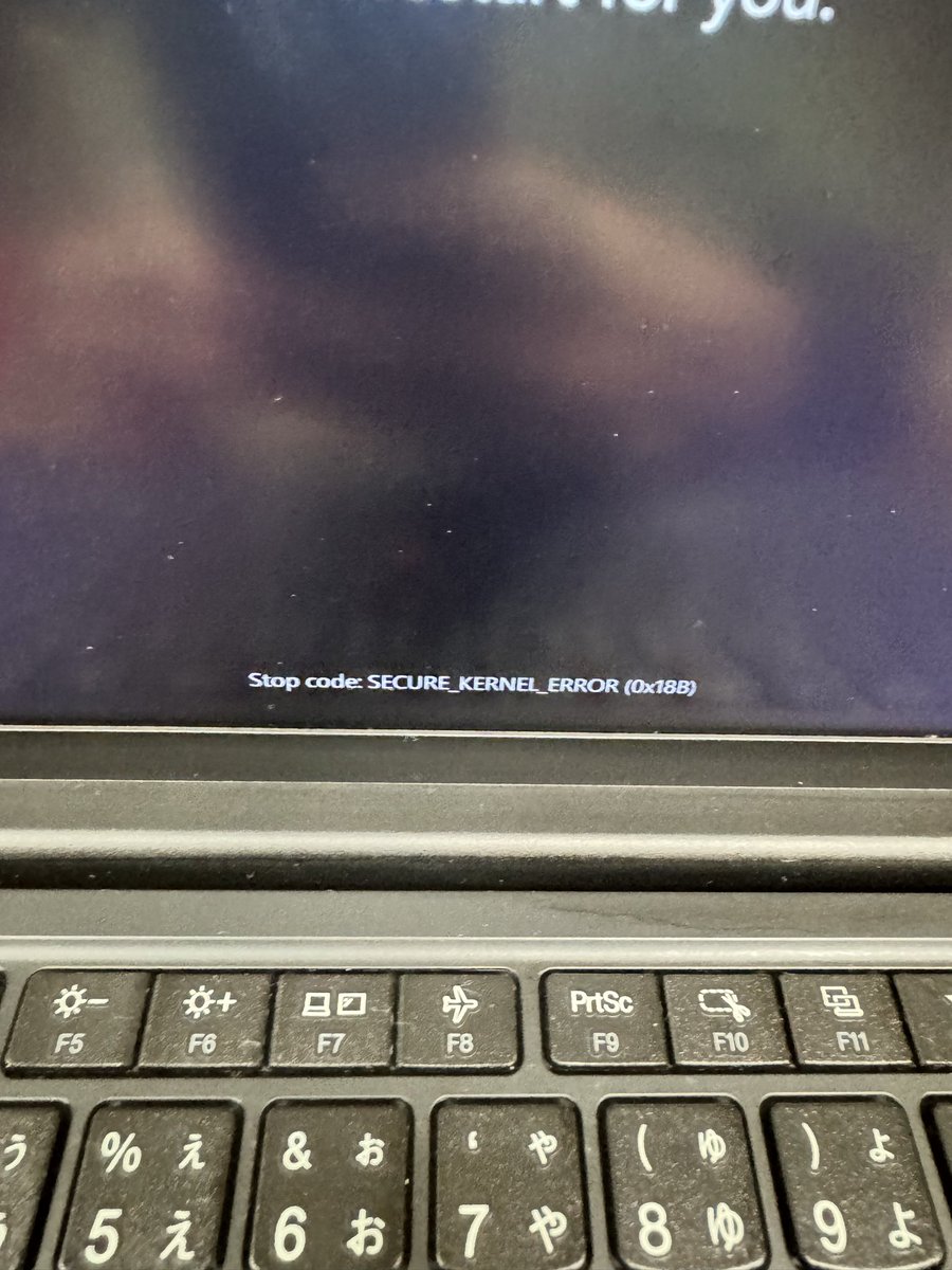 abc2488's tweet photo. パソコン有識者の方教えてください。
thinkpad e14 gen6買って、1年経過。
添付のようなエラーが起動時頻発します。
cdmからシステムチェックするも原因はなし、lenovo vantageのシステムチェックするも、問題無し。
#lenovo
#thinkpad 
#ノートパソコン https://t.co/44hjyQWCas