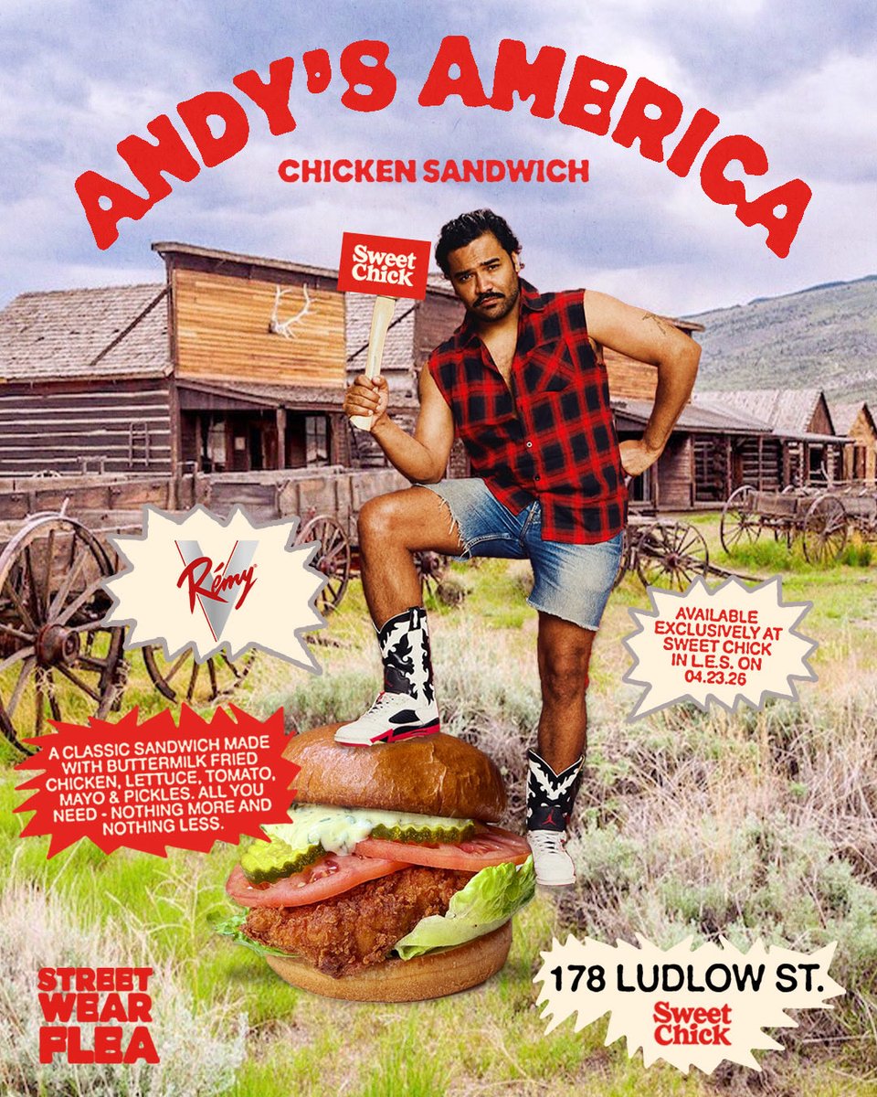 streetwearflea's tweet photo. 📍 NYC 🗽

You’re in for a TREAT

Streetwear Forum by @streetwearflea featuring Andy Martinez (&amp;e) in conversation with MRKINGJD. See you this Thursday at Sweet Chick in L.E.S.

rsvp &amp; JOIN the conversation: https://t.co/sCUUOBeM28 https://t.co/WRo2ps4FM8