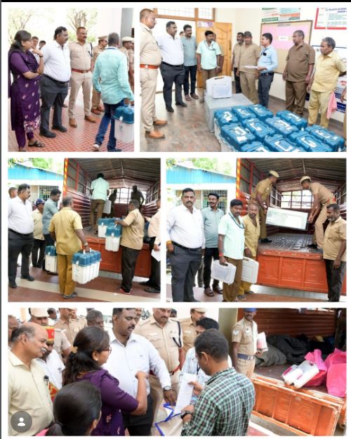 KgiElection's tweet photo. Democracy on the move in Krishnagiri District! 🗳️
EVMs &amp; VVPATs are securely dispatched—ensuring safe, transparent, and seamless voting.
Every step counts. Every vote matters.
தேர்தல் திருவிழா!
தமிழகத்தின் பெருவிழா!
@ECISVEEP
@TNelectionsCEO https://t.co/DGdqnUq68c