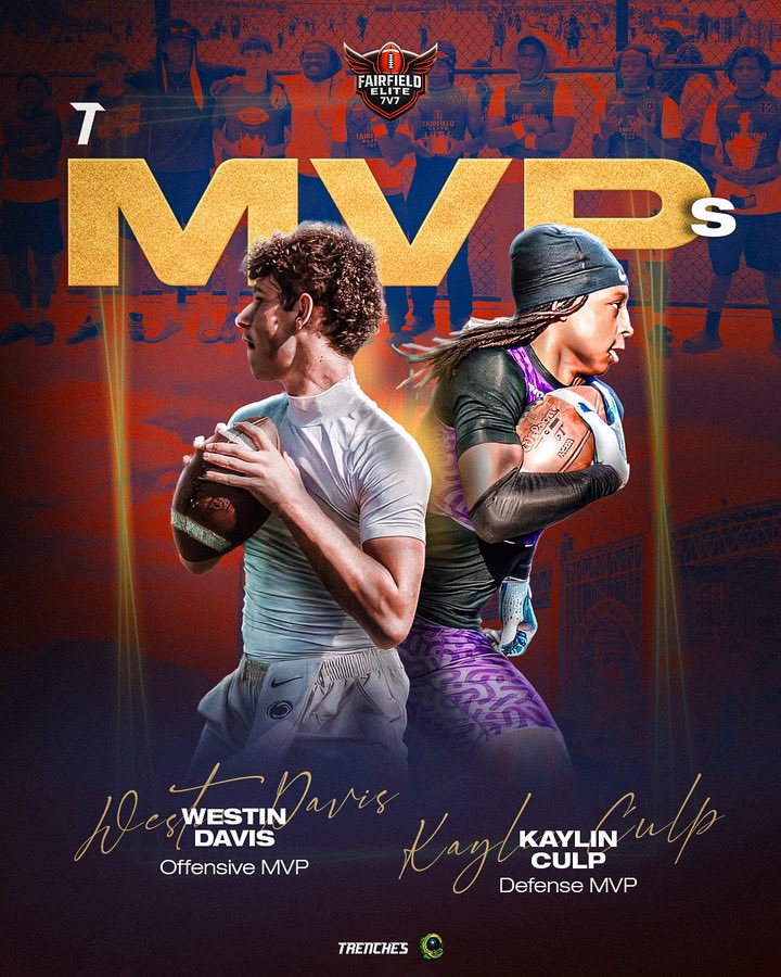 Fairfield_Elite's tweet photo. Congrats to our M V Ps 🥇#15U
Offense : @WestinDavis2030
Defense : @Kaylin_Culp1
#Anotherlevel✅ https://t.co/8xOo1VuzFK