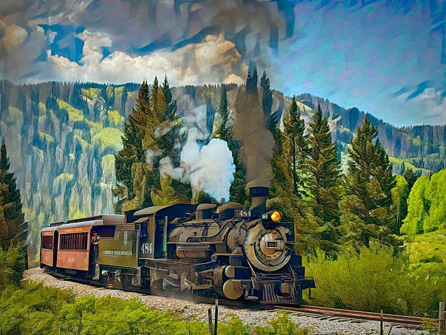 DebraMartz's tweet image. "Traveling on the Love Train"
When I saw the steam in almost a perfect heart, my mind said, "The Love Train." 
Digitally enhanced in Topaz
fineartamerica.com/featured/trave…
@debramartz
#CumbresAndToltec #SteamEngine #Locomotive #train #vintage #heart #mountains #PhotoArt #giftideas