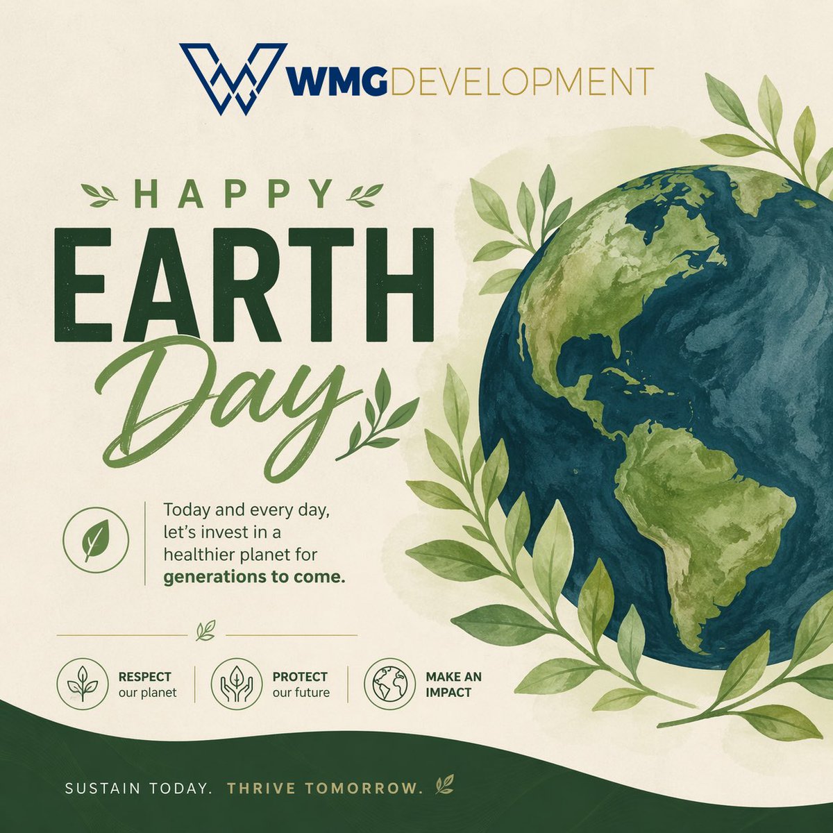 WMGDev's tweet photo. Earth Day gets a lot of attention in the developer world, but for us, it’s a little quieter than that.

It’s just part of how we build.

Not something we turn on for a day. Not something we force into a headline.

It shows up in the decisions most people will never see…
how a site drains…
how it holds up over time…
how it fits into the community around it.

And sometimes, it shows up in ways you can measure.

In 2025, we planted over 3,100 trees across our projects.

No perfect formula to it. Just a responsibility to leave things a little better than we found them.

That’s the standard… not just today, but every day we’re in the ground. 🌱🌳

#EarthDay #WMGDevelopment #CRE #BuildWithPurpose