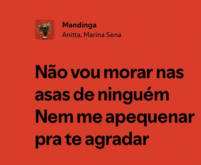 letra potente e chique demais