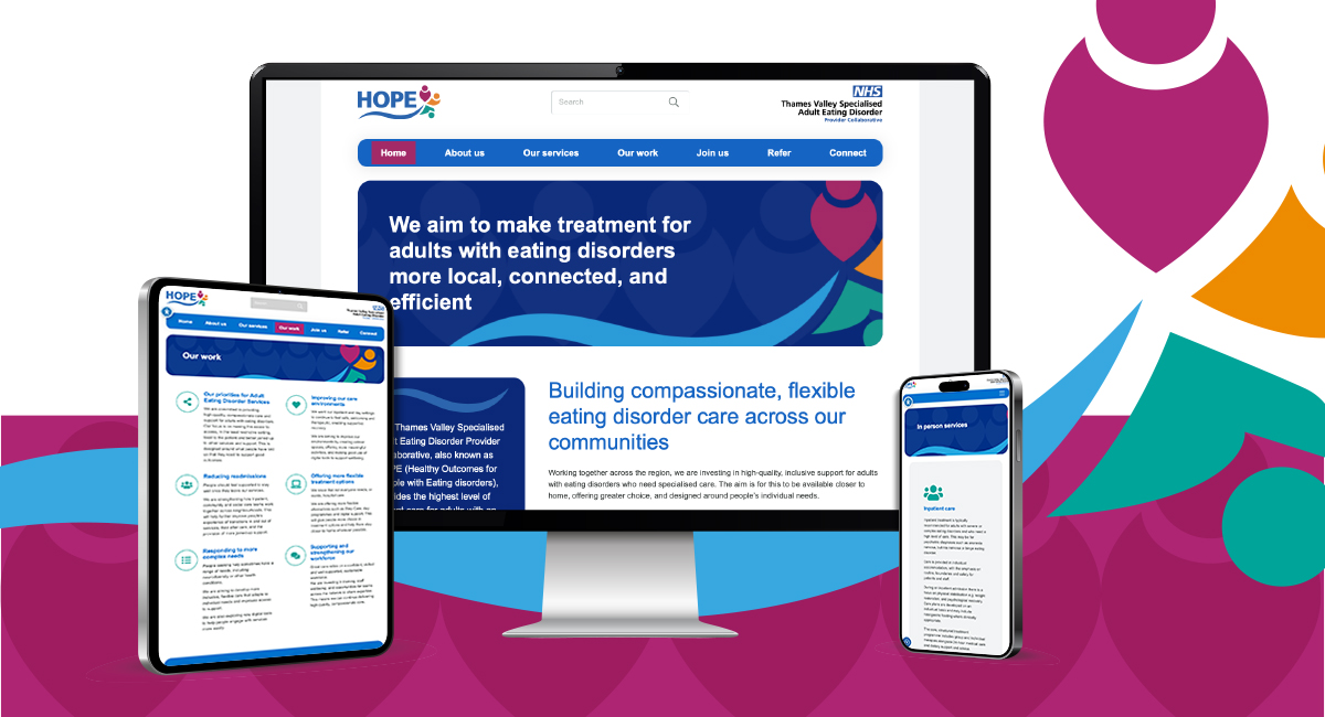 nhscreative's tweet image. 🚀 Website launch 🚀 Great to have worked with Thames Valley Adult Eating Disorders Provider Collaborative on their new identity and website. 
Take a look here ➡️ tvadulteatingdisorderpc.nhs.uk 

#Website #WebDesign #JustLaunched #NHS #NHScomms