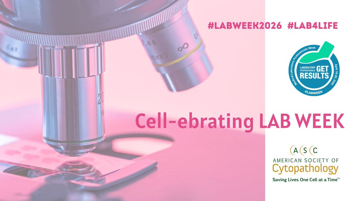 cytopathology's tweet image. Laboratory professionals contribute to health equity by ensuring accurate, reliable, and timely laboratory testing for anyone and everyone, wherever they are.
     
🔬🧪🥼 
 #LabWeek2026  #LabWeek  #Lab4Life #MedicalLaboratoryProfessionalsWeek