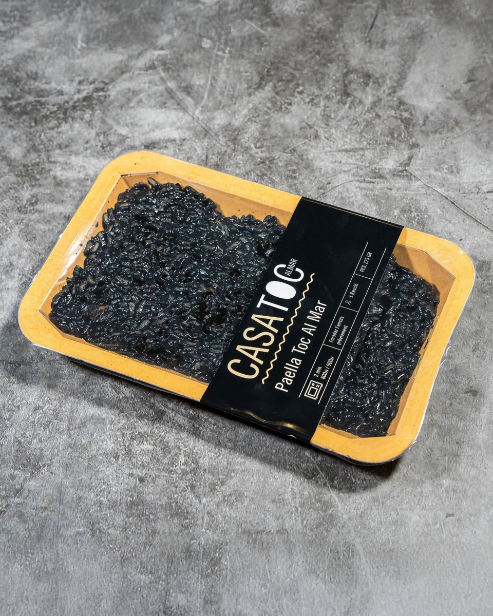CASATOC1's tweet photo. Amb l'arròs negre de Casa Toc, tens el plat resolt abans que comenci el servei.

👌 El punt sempre és perfecte: gra solt i gust concentrat. El temps de sortida és controlat ⏰ Tens menys dependència de personal especialitzat ⬇️ https://t.co/SpJWqKrvzj