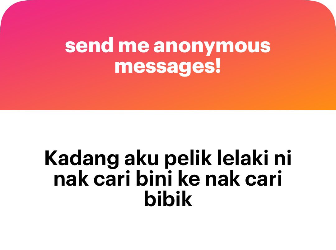 Betul la tu. laki kalau describe bini idaman keluar ciri ciri bibik. Perempuan kalau describe suami idaman keluar ciri ciri suami orang