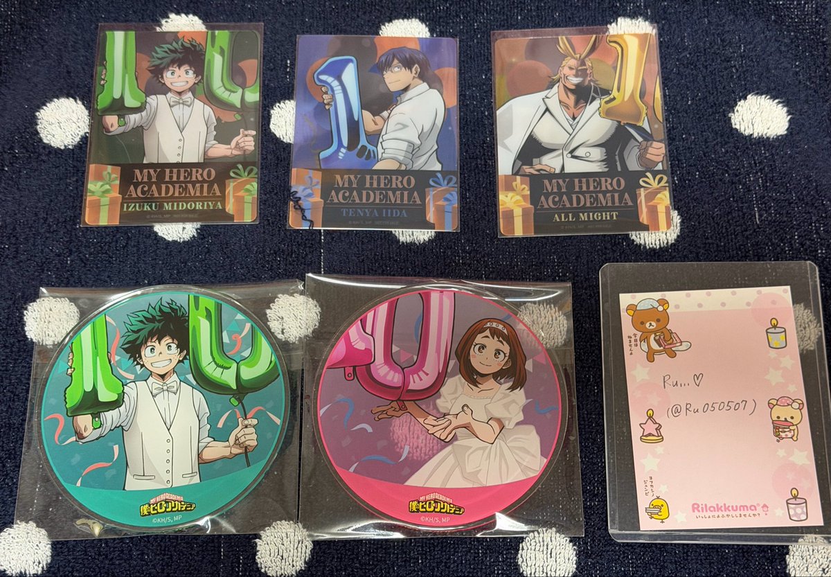 Ru050507's tweet photo. 【交換】僕のヒーローアカデミア ヒロアカ アニメイト 10周年 グラッテGratte  アクリルコースター 有償特典 特典

譲…緑谷、麗日、飯田、オールマイト

求…同種 轟

4/24.26 大阪の手渡しまたは郵送。
検索からでもお気軽にお声掛けください。
よろしくお願いします。 https://t.co/R3Xe29nbH3