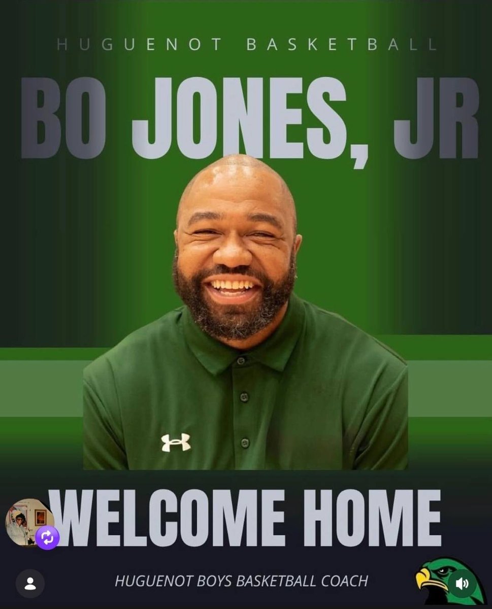 CBS6SportsSean's tweet image. One of the all-time greats is coming back home!  Former Huguenot (@FalconsDSA) and #VCU standout (@VCU_Hoops) Bo Jones has been named Falcons Head Boys Basketball Head Coach!  Jones was the Girls Basketball HC at Huguenot and is in the Huguenot Hall of Fame.

@CBS6 #BoJones