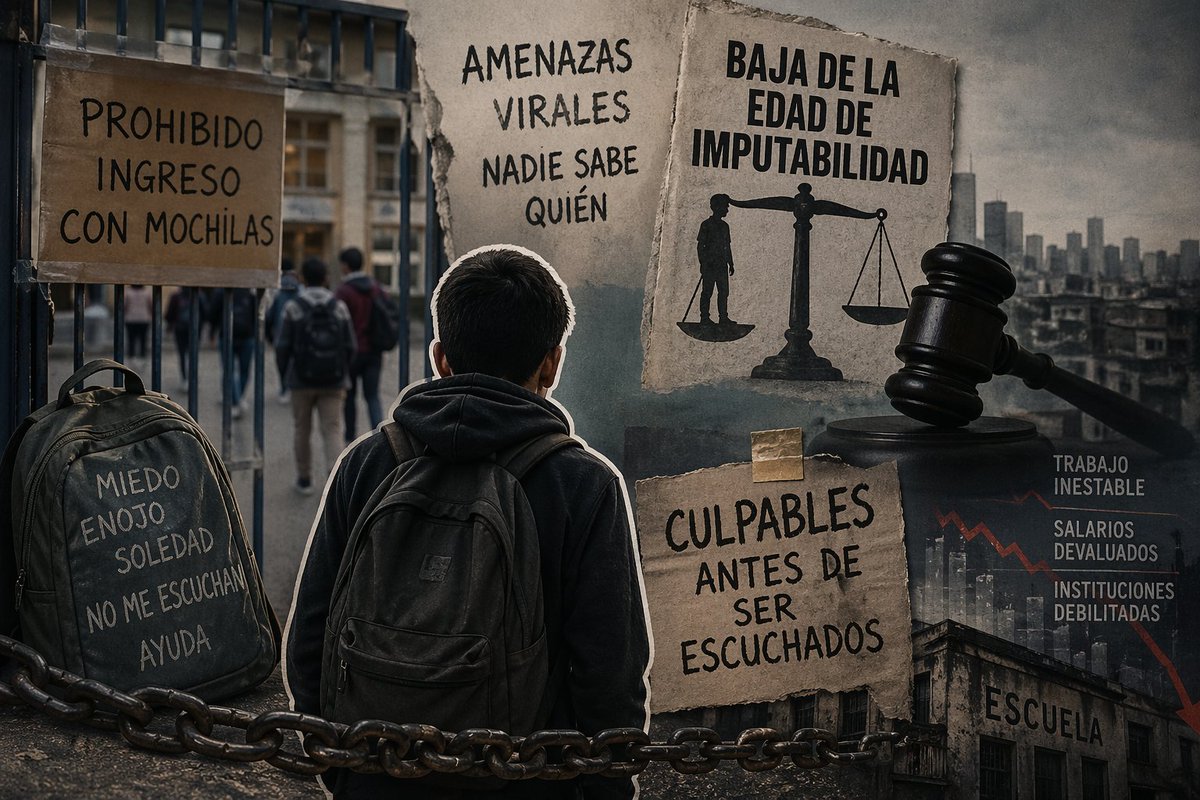 ColombHernan's tweet photo. Adolescentes bajo sospecha en una sociedad donde los mayores no se hacen cargo https://t.co/zvAECyIA6V