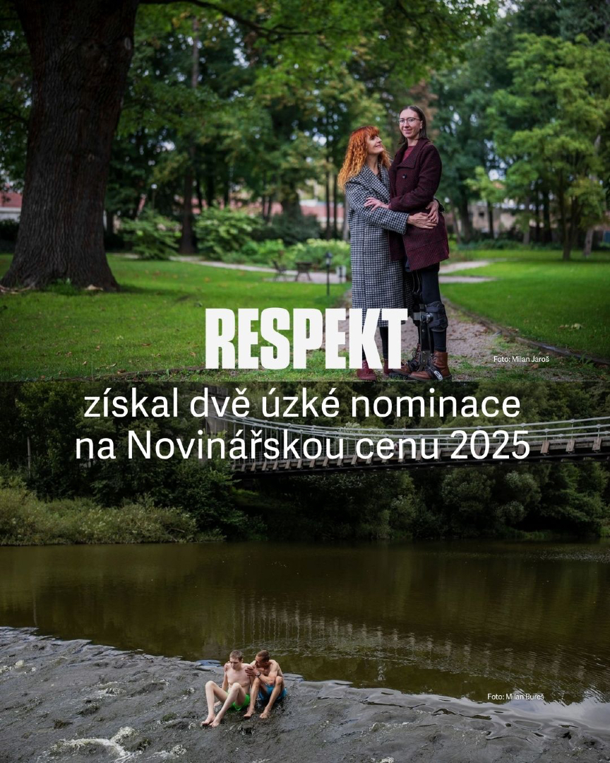 RESPEKT_CZ's tweet photo. Redaktoři Respektu Petr Třešňák a Ondřej Kundra se dostali do úzkých nominací Novinářské ceny 2025.
📰 V kategorii reportáž: My děti ze stanice C 👉 https://t.co/DdC4ZiBsbR
🗣️ V kategorii rozhovor: Nevím, co vůči střelci cítím. I on je obětí zla 👉 https://t.co/rdb59Xbu1H https://t.co/go71GXzpdL