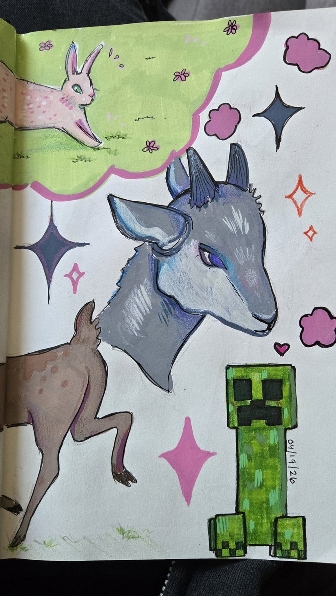 Lemonelom_00's tweet photo. Sketchbook spread https://t.co/4LxhvVhqRJ