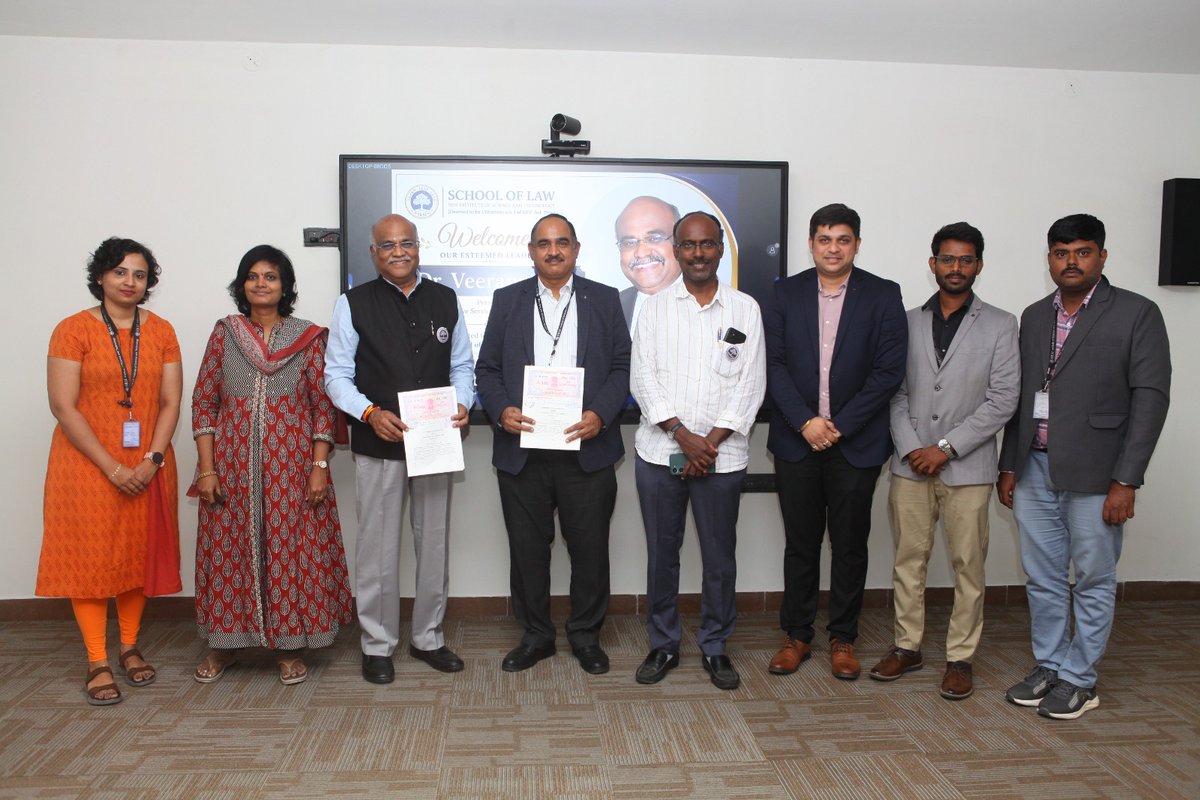 SRM_Univ's tweet image. The School of Law at #SRMIST-KTR, has signed a Memorandum of Understanding (#MoU) with @tessolve_  Services Private Limited, reinforcing its commitment to industry-integrated legal education.

@ysr4rights