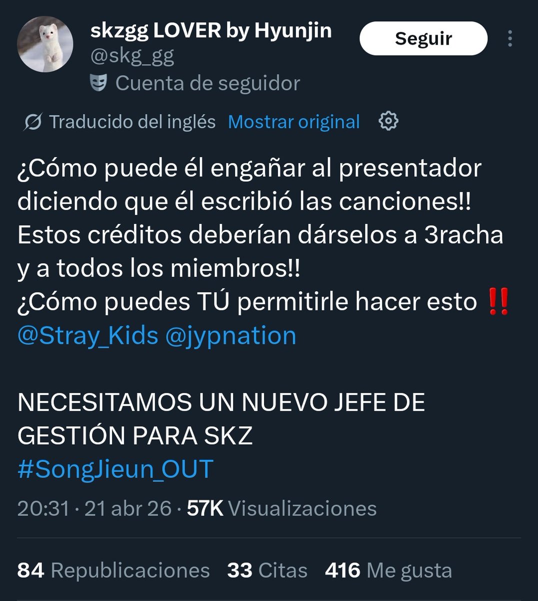 Idyllic_min20's tweet image. Otra para denunciar y bloquear 
Más de 400 likes 😭
Provocando varios comentarios de corean@s hablando mal de 🥟 por su culpa y burlándose de los fans internacionales por traducir mal
Que vergüenza 
#StrayKids #Stay