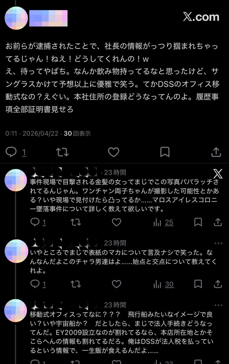 Delmolio's tweet photo. ⚠︎ｱｿｱｿの感想（※🔐セルフ転載）
考察/zero DSSの登記簿取得したいと叫んでいるだけ。🥀社長周りの妄言もあります。 https://t.co/fP4Fn36usn