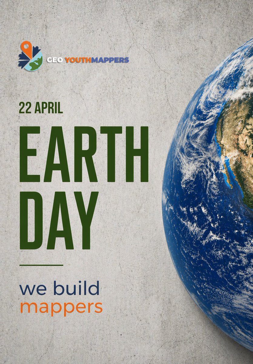 GeoYouthmappers's tweet photo. Today we celebrate our planet and the shared responsibility to understand it through mapping.

Maps do more than show us where we are; they reveal the patterns of our changing world, and through visualizing data, help us find meaningful solutions. https://t.co/x2pNpTtL3n