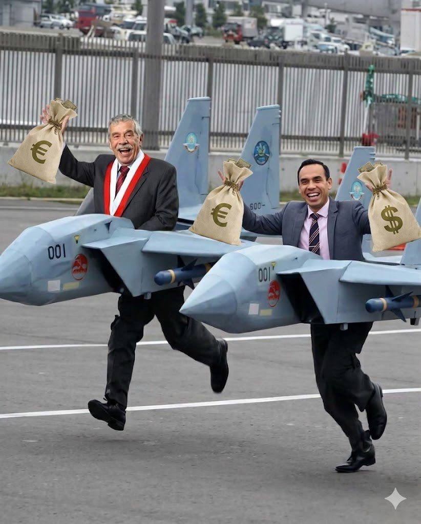 Por qué será que Rospigliosi y el pajero <a href="/josejeriore/">José Jerí</a> son los más entusiastas con la compra de aviones obsoletos…