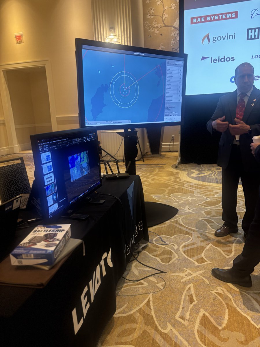 SeaAirSpace's tweet photo. Gaming to Win w/ @CMS_Washington features both physical and digital game environments, letting attendees experience how modern wargaming is shaping maritime strategy and how decisions are tested before they reach the fleet. https://t.co/C2hr4kPdt5
