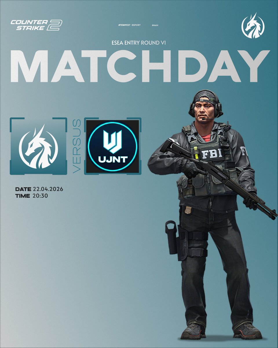 temp_eSport's tweet photo. [🔥MATCHDAY🔥]
After our win yesterday, we start into our next Game against #UJNT_Team!

Sadly there is no cast :( https://t.co/264ET7Mp60