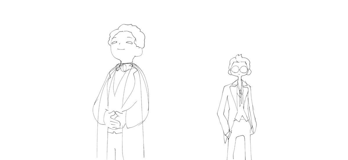 こっちは出先で衝動描きしてたやつ