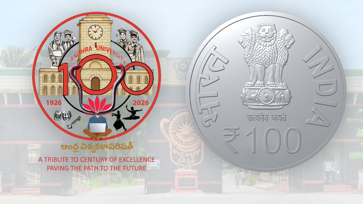 CoinsTalk's tweet image. New Commemorative Coin: Centenary Year of Andhra University. More Info: share.google/J61Jl46Pl6okyZ…

#AndhraUniversity #AUCentenary #Numismatics