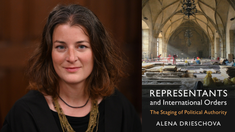 Dept_of_POLIS's tweet photo. Huge congratulations to Alena Drieschova @ADrieschova who recently won dual book awards from ISA @isanet  for her remarkable work "Representants and International Orders: The Staging of Political Authority".  

Read more about the awards and her book here: https://t.co/YpV5KMTnS1 https://t.co/ZdUxPl5lXG