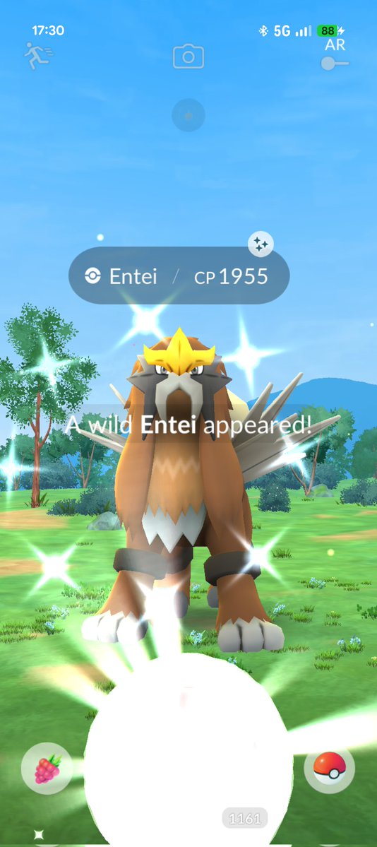 REVERSAL7x's tweet image. SHINY ENTEI FROM GO PASS!!!

Today I also learned that a Shiny from the GO Pass can break free unlike Shiny Legendaries from Raids.
#PokemonGO