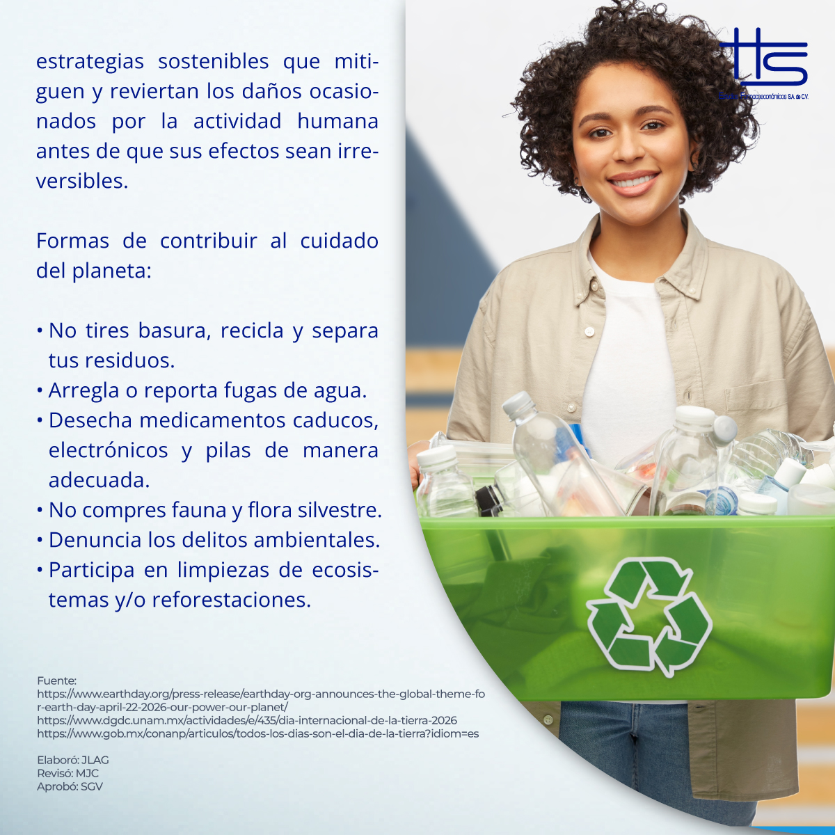 EstudiosHs's tweet photo. Cuidar nuestro planeta no es tarea de un solo día. Cada acción cuenta, desde lo más pequeño hasta lo más grande. La Tierra nos da vida, y protegerla es responsabilidad de todas y todos.
#DíaDeLaTierra #CuidemosElPlaneta #AcciónPorElClima #Sustentabilidad #MedioAmbiente https://t.co/RCgesUhUIH