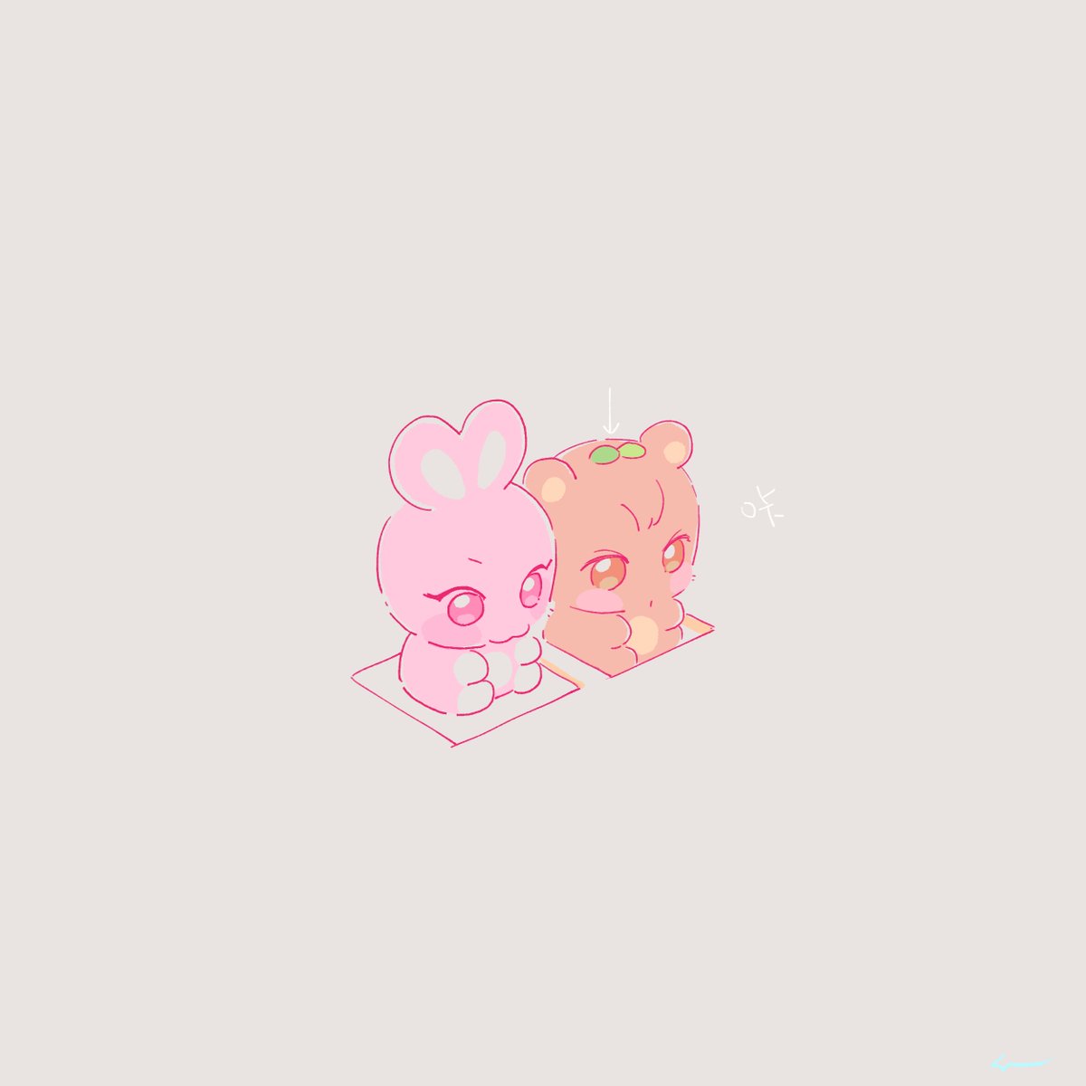 買了也沒辦法用 
只好畫一下開心

🐰🐻