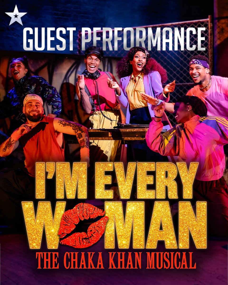 BGT's tweet image. Ain't nobody should be missing this one... 🎤🎶

Our first Guest Act of the series is the cast of 'I'm Every Woman - The Chaka Khan Musical' featuring Alexandra Burke!

Tune in to #BGT this Saturday 25th April from 7pm on @ITV 1, @ITVX and @WeAreSTV.