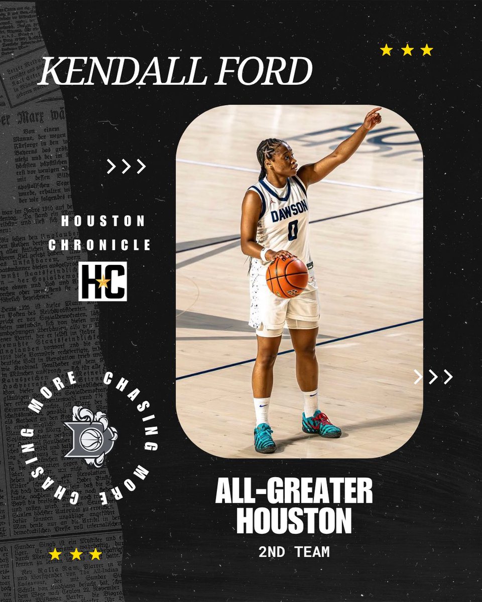 HoopsDawson's tweet photo. Congrats to Faith Etienne, Journey Lovett, &amp; Kendall Ford on making the All-Greater Houston Team! 🤩🤞🏾 @Estrella24Faith @journey_lovett @KendallLFord @DawsonHighSchl @AthlPearlandisd @drdavis111 @HoustonChronHS https://t.co/N40TIZg99w