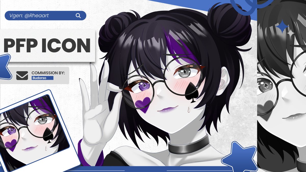 Rheaskyglint's tweet image. comms done, thank so much @Budorso 
#pfp #skeb