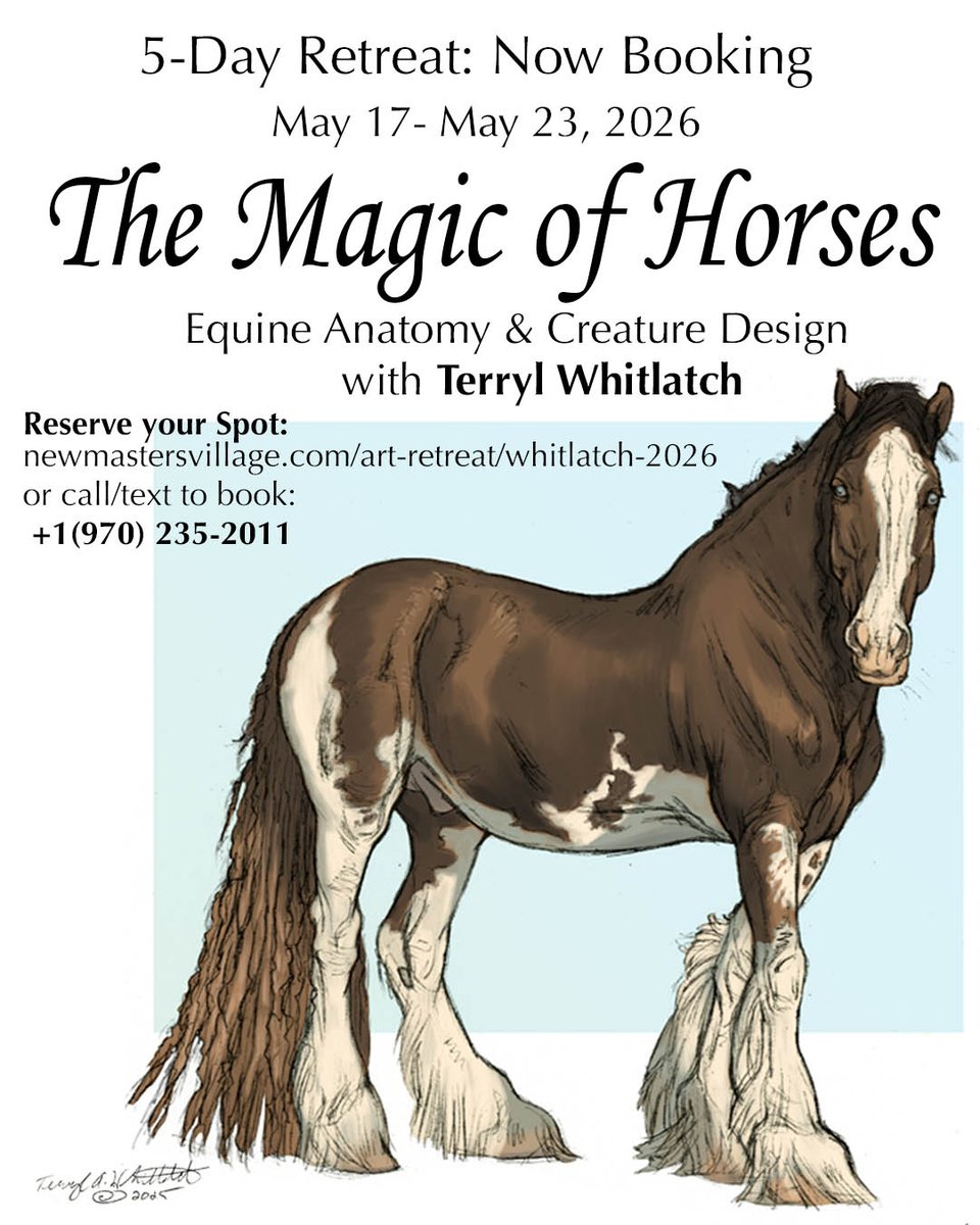 DStudioPress's tweet photo. From New Masters Village:

Creature Art 2026 is a rare opportunity to study animal form, movement, and imagination with two masters of creature design.

Join us at New Masters Village for a focused, immersive experience in drawing animals with structure, intention, and life. https://t.co/bT1l1mfqfF