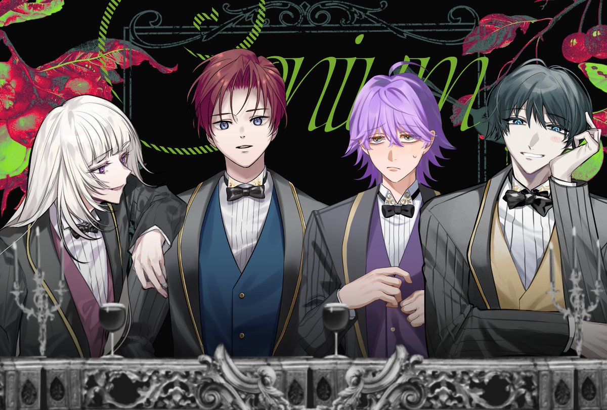 𝓲𝓷𝓢𝓐𝓝𝓮「𝑪𝒐𝒏𝒊𝒖𝒎」

𝑮𝑴/𝑷𝑪𝟏：々  / 𝐶𝑎𝑠𝑠𝑖𝑢𝑠 𝐶ℎ𝑒𝑠𝑡𝑒𝑟𝑡𝑜𝑛
𝑷𝑪𝟐：ゑみち / 𝑉𝑎𝑙𝑒𝑛・𝑇𝑖𝑛𝑒
𝑷𝑪𝟑：もか / 𝐵𝑜𝑟𝑖𝑠・𝑆𝑝𝑟𝑖𝑛𝑔𝑓𝑖𝑒𝑙𝑑
𝑷𝑪𝟒：わたこ/ 𝐴𝑠ℎ𝑒𝑟 𝑊ℎ𝑖𝑡𝑒𝑡ℎ𝑜𝑟𝑛

全員使命達成で終幕🍷✨