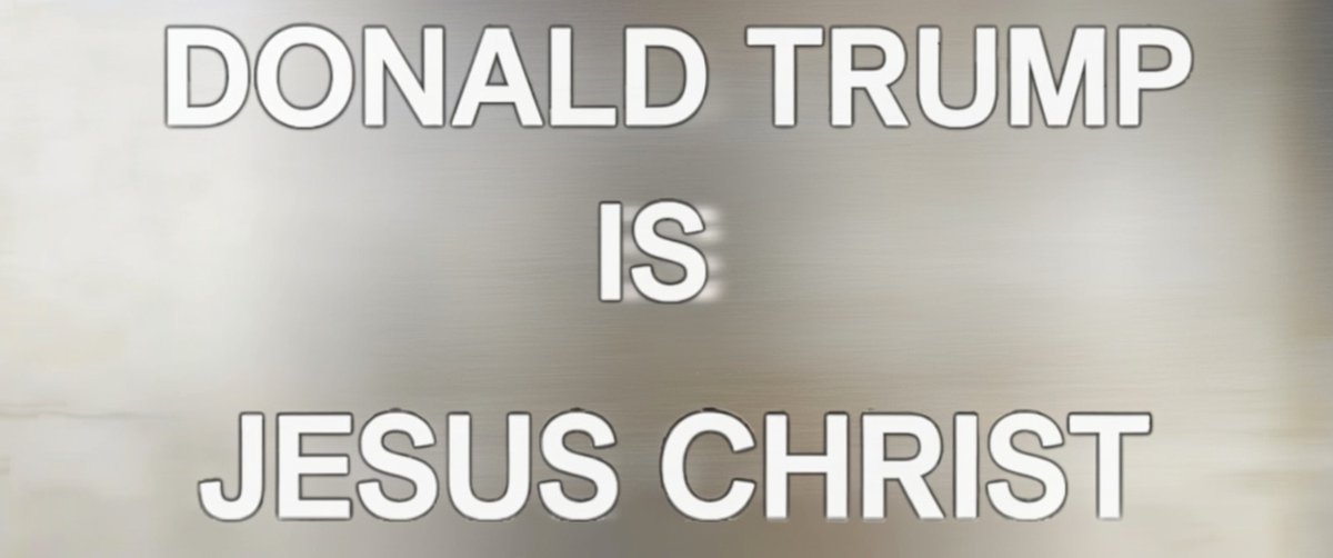 Donald Trump Is Jesus Christ tweet media