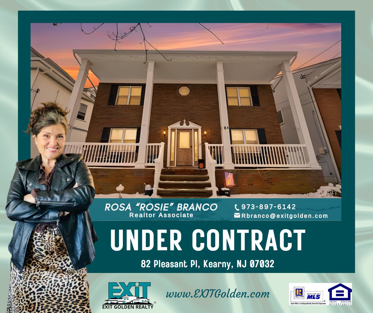 **Under Contract**

Another Under Contract property with our amazing team!

​​🌟EXIT Golden Realty Group
🌐Exitgolden.com
📲Phone: 201-470-6536

#EXITGoldenRealtyGroup #njrealestate #dreamhome #njrealtor #njhomes #property #family #newjersey #newjerseyrealestate