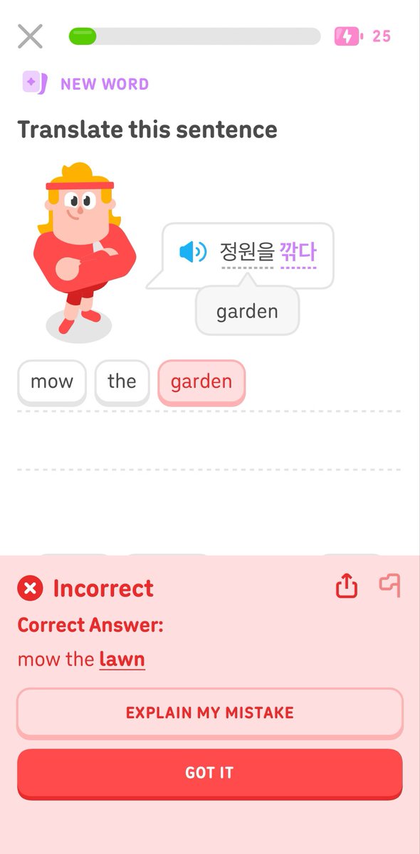 lowkeyizz's tweet photo. @duolingo I’m not stupid, your translation is. https://t.co/vt9KN2Tkpk