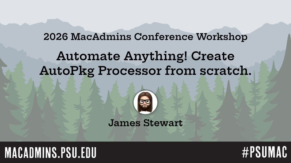 MacAdmins Conference tweet media