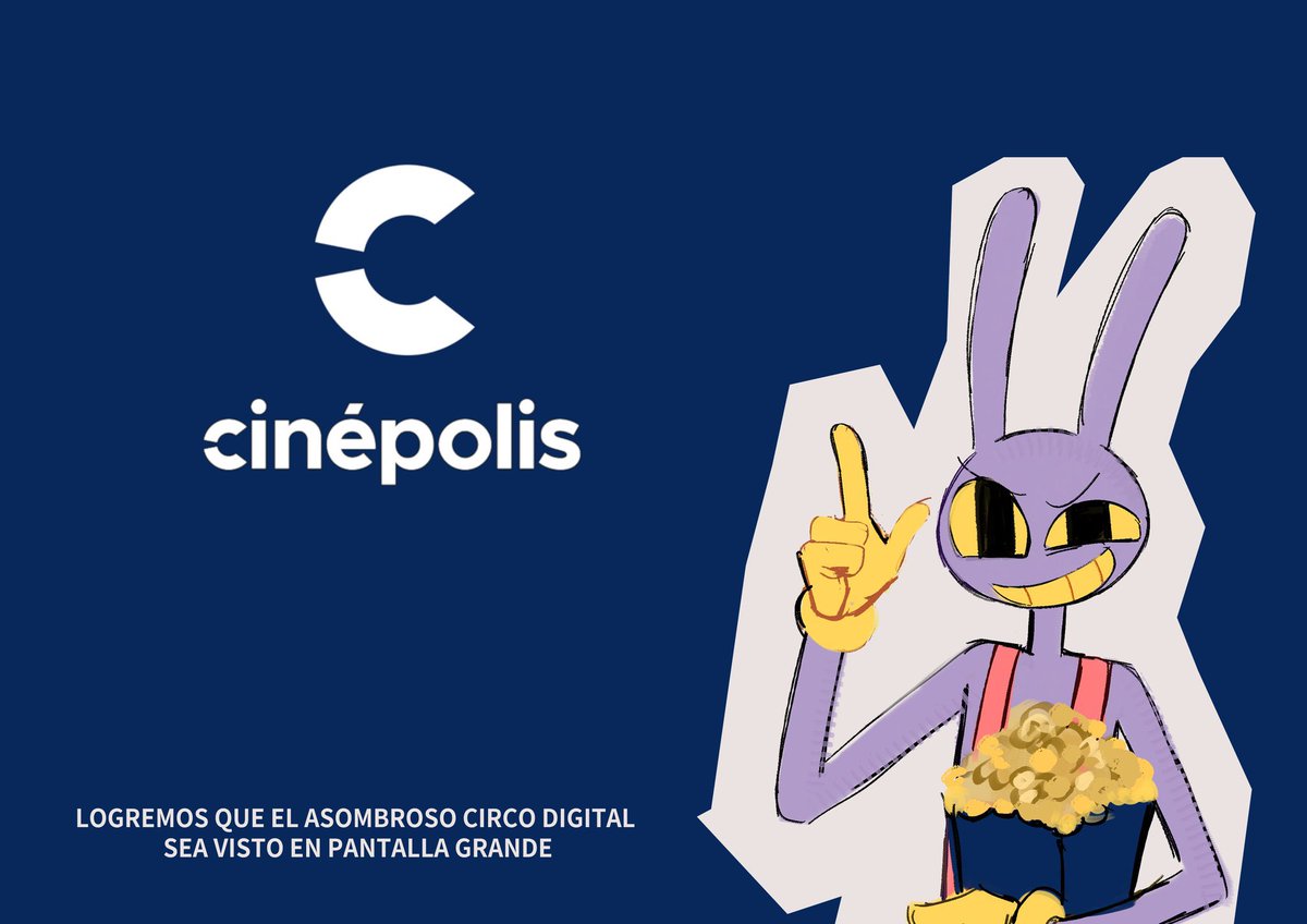 Monserr41363868's tweet photo. @Cinepolis @Paloma_Nacho Cinépolis, ya habla 😞 sí traeras él final de Digital circus o nel? https://t.co/qMLTrhKv89