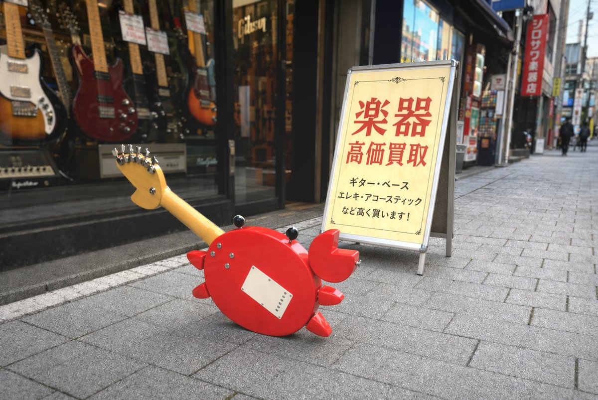カニギター tweet media