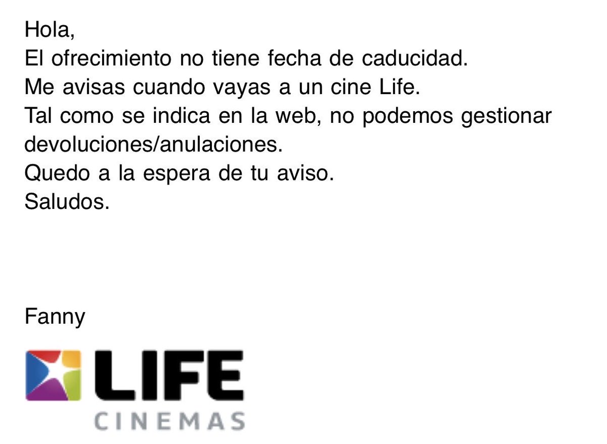 El otro día fui al cine <a href="/lifecinemasuy/">Life Cinemas</a> de 21 y me dieron el pop más feo que comí en mi vida. Hasta tuve que alejarlo en la sala porque el olor a viejo era insoportable. Lo dejé sin tocar en el mismo mostrador que me lo vendieron porq no quedaba nadie y ahora me ofrecen un pop 😂