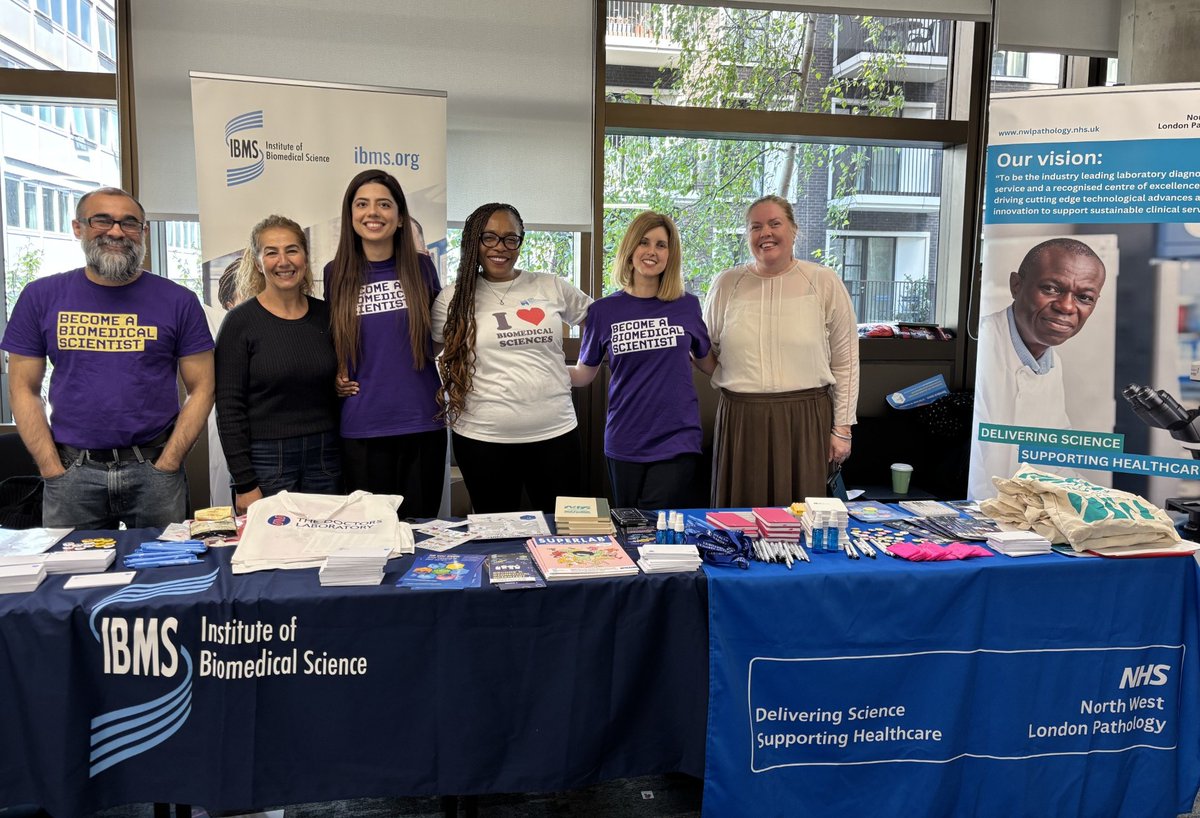 NwlPathology's tweet photo. Today we attended the 23rd Annual Schools Science Conference created by science4u in collaboration with University of Westminster ✨
We joined colleagues across healthcare and encouraged students to pursue studies in science 📷
#NorthWestLondonPathology #Science4U https://t.co/LMEJWHsR2j