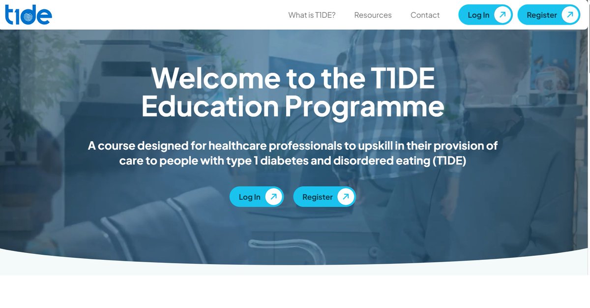 DigiBeteUK's tweet photo. 💙 Launching a new course designed specifically for healthcare professionals supporting individuals living with Type 1 Diabetes and Disordered Eating (T1DE) 💙

In collaboration with University Hospitals Dorset NHS Trust, Barts Health NHS Trust, and the CYP Diabetes Network, this course aims to deepen an understanding of T1DE. It supports professionals to better recognise early signs, understand the underlying drivers, and respond in a way that considers both physical health and emotional wellbeing.

Improving awareness of T1DE is a crucial step toward earlier intervention, safer care, and better long-term outcomes for those affected.

If your work involves supporting people with diabetes, this training offers practical insight into a critically important area of care.

Sign up today on the link below:

https://t.co/MIdrL6xVuZ

🌟If you are at the Diabetes UK conference in Liverpool, you can find out more at the LAUNCH session being run by  Sarah Alicea who is a leading diabetes dietitian and PhD researcher at the University of Warwick. Do join her on Thursday 23 April 5-6pm 🌟

#DigiBete #Core20plus5 #T1DE #type1diabetes #DiabetesEducation #DUK26