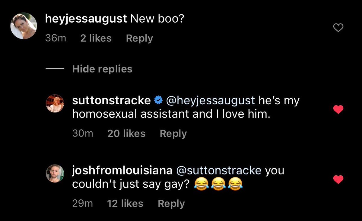 he’s my homosexual assistant and i love him