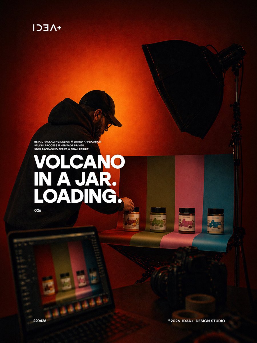 GTsepeltzidis's tweet image. VOLCANO IN A JAR.
LOADING.

id3a.gr

#id3a #packagingdesign #brandidentity #thessaloniki #greece