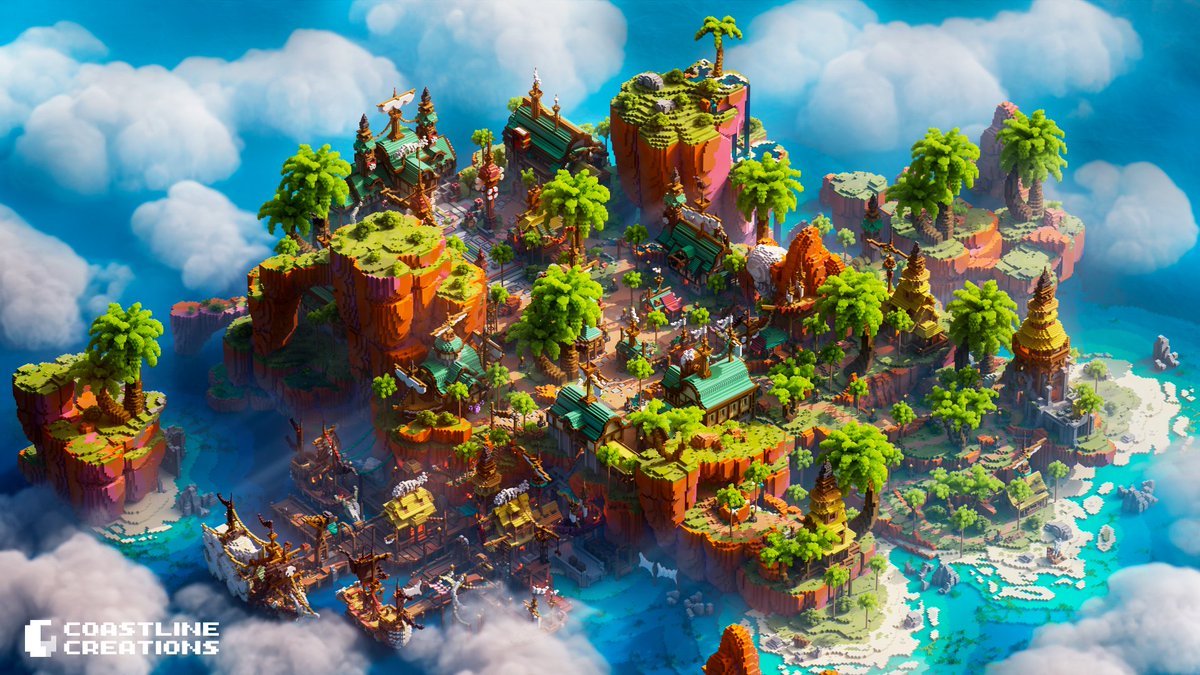 CoastlineCrew's tweet image. Fishing Bay 🐟🏝️

Built by @CarperD7 &amp;amp; @NickBuildss 

#Minecraftbuilds #minecraft建築コミュ #Minecraft #MinecraftArt #MinecraftServer